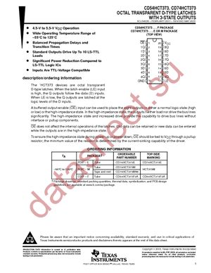 CD74HCT373M datasheet  